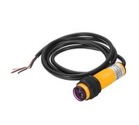 sourcing map Photoelectric Sensor, M18 30CM 6-36VDC Diffuse Photoelectric Switch Sensor, Adjustable Optical PNP NO Three-Line Proximity Switch for Industrial Use