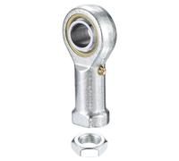 sourcing map PHSB7 7/16 Inch Female Rod End Bearing, 7/16-20 UNF Right Hand Female Thread Rod Ends with Jam Nut for Agriculture, Machinery, CNC Equipment