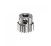 sourcing map Pinion Gear 4mm Bore 20T Mod 0.5 Stainless Steel Spur Diff Differential Motor Gear RC Car Replacement Parts