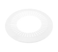 sourcing map Pipe Cover Decoration, 140mm-168mm PP Plastic Escutcheon Collar Water Pipe Drain Line Cover, White