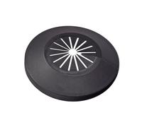 sourcing map Pipe Cover Decoration, 15mm-25mm PP Plastic Escutcheon Water Pipe Drain Line Cover Black 4pcs