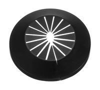 sourcing map Pipe Cover Decoration, 2pcs 15mm-45mm PP Plastic Escutcheon Collar Water Pipe Drain Line Cover, Black