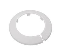 sourcing map Pipe Cover Decoration, 75mm PP Plastic Escutcheon Water Pipe Drain Line Cover White 10pcs