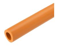 sourcing map Pipe Insulation Foam Tube 18mm ID x 30mm OD 0.95m Foam Tubing Heat Insulated Pipe for AC Unit Handle Grip Water Pipe Freeze Protection - 1-3/16" x 11/16"/Orange