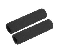 sourcing map Pipe Insulation Tube Foam Tubing for Handle Grip Support 18mm ID 28mm OD 116mm Length Heat Preservation Black 2pcs