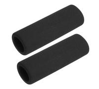 sourcing map Pipe Insulation Tube Foam Tubing for Handle Grip Support 27mm ID 37mm OD 116mm Length Heat Preservation Black 2pcs