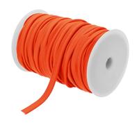 sourcing map Piping Cord Trim 50 Yards 1/2 Inch Piping Tape for Sewing DIY Crafting Fabric Edge Trim Orange Red