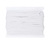 sourcing map Piping Trim Bias Tape, 3/8 Inch 6 Yards Cotton Folding Binding Tape with Welting Cord, Decorative Sewing Trim for Home Decor Sewing DIY Crafting Clothing Fabric Edge, White