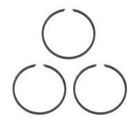 sourcing map Piston Ring 52mm x 1.5mm Standard Metal Engine Piston Ring for Chainsaw Replacement Parts, Black