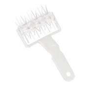 sourcing map Pizza Dough Docker Roller Plastic Pastry Bubble Docker Roller with Spikes Pizza Oven Accessories for Home and Commercial Pizza Cookie Pie Pastry Bread (18.5cm/ 7.3")