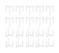 sourcing map Pizza Saver Stand, 100pcs - Plastic Tripod Stack for Pizza Boxes, Catering Boxes, Restaurant Container, and Food Take Out Service(White)