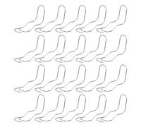 sourcing map Plant Cages Connector, 50pcs Fit 16mm to 16mm Round Tube OD, Plant Connecting Buckles Clip Wire Spring Clip for Home Garden Greenhouse