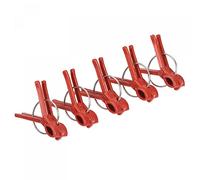 sourcing map Plant Grafting Clips Plastic Curved Mouth Garden Clamps Fixing Connects Gardening Tool for Vegetable Vine Pack of 200