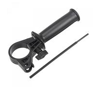 sourcing map Plastic Adjustable Side Front Auxiliary Hammer Handle for 13A Impact Drill, 41-44mm Clamping Range with Scale Depth Ruler
