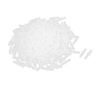 sourcing map Plastic Aquarium Fish Tank Straight Air Tube Joints Connector 600pcs Clear White