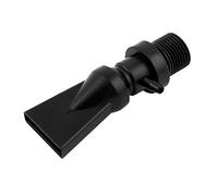 sourcing map Plastic Aquarium Pump Duckbill Nozzle Water Outlet Return Pipe Black