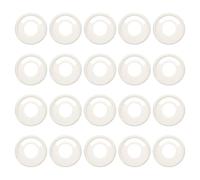 sourcing map Plastic Book Binding Discs, 20Pcs 28mm Circle Discbound Expansion Discs Binder Ring for DIY Notebooks Planner Accessories, White
