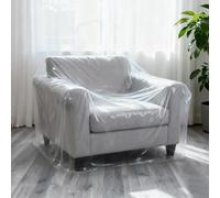 sourcing map Plastic Couch Cover, 70.9" l x 53.1" W Clear Thick Furniture Covers Waterproof Dust Proof Sofa Cover Protectors Cat Dog Scratch Proof Plastic Shield for Storage and Moving