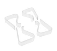 sourcing map Plastic Desk Table Cloth Clips 20mm-35mm 4 Pcs Clear