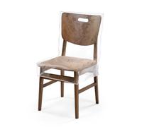 sourcing map Plastic Dining Chair Covers, 29 x 22 x 16 Inch Dining Seat Cover Waterproof Chair Protector for Dust, Dirt, Paws and Claws, Clear