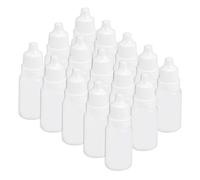 sourcing map Plastic Dropper Bottles, 10ml/0.34 oz Empty Squeezable Dropper Bottle with Cap, Pack of 15