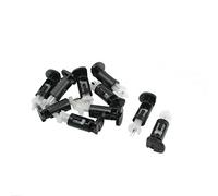 sourcing map Plastic Fastener Heatsink Mounting Clips 10Pcs Heatsink Mount Pin CPU Cooler Mounting Pins for 4 Way CPU Cooler