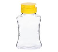 sourcing map Plastic Honey Bottles 6oz 180ml Squeeze Honey Jars Bottle Leakproof Honey Dispenser Refillable Honey Containers with Flip Lid for Storing and Dispensing