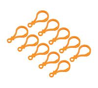 sourcing map Plastic Lobster Clasps, 48mm Colorful Claw Snap Clip Hooks for Lanyard, Keychains, DIY Crafting, Orange, 24Pcs