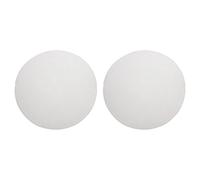 sourcing map Plastic Mesh Canvas Sheet 30.7cm/ 12" White Round Blank Canvas for Embroidery Needlepoint, Knit Crochet Mesh, Pack of 2