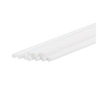 sourcing map Plastic Model Tube ABS Round Tubes 2.4mmx3mmx250mm White Easy Processing for Architectural Model Making DIY 10 Pack