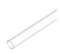 sourcing map Plastic Pipe Rigid Polycarbonate Round Tube Clear 1/4"(6mm) ID 5/16"(8mm) OD 14"(350mm) High Impact for Lighting, Models, Water Plumbing