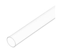 sourcing map Plastic Pipe Rigid Polycarbonate Round Tube Clear 1/4"(7mm) ID 5/16"(8mm) OD 9.6"(245mm) High Impact for Lighting, Models, Water Plumbing