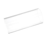 sourcing map Plastic Pipe Rigid Polycarbonate Round Tube Clear 4 1/16"(104mm) ID 4 5/16"(110mm) OD 9.6"(245mm) High Impact for Lighting, Models, Water Plumbing