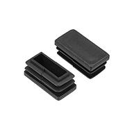 sourcing map Plastic Plug End Caps 30mm x 15mm Rectangular Furniture Table Chair Legs 30Pcs