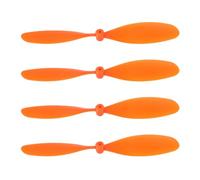 sourcing map Plastic Propeller, Propeller Props Blade Helicopter Kit 6" Fold Resistant for STEM Activities Powered Airplanes DIY Science(Orange, Pack of 4)