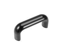 sourcing map Plastic Pull Handle 90mm Hole Centers Black for Industrial Machine, M6 Thread
