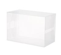 sourcing map Plastic Retail Boxes 3.9"x3.1"x5.9" (100x80x150mm) Gift Box with Protecting Film for Candy, Cookies, Christmas, Wedding, Party Wrapping Clear Pack of 30