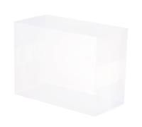 sourcing map Plastic Retail Boxes 6"x4"x7.9" (152x102x202mm) Gift Box with Protecting Film for Candy, Cookies, Christmas, Wedding, Party Wrapping Clear Pack of 10