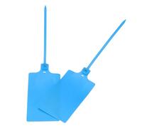 sourcing map Plastic Seals Shipping Tags, for Plastic Tie Mark Product Identification Tags,Valve Marking,Outdoor Tagging, 2.3x3.9 Inch Blue 100Packs