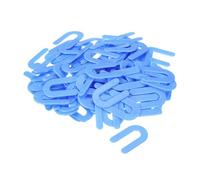 sourcing map Plastic Shims, Horseshoe U Shims Spacers for 1/16 Inch Construction Tile Leveling, Blue 200pcs