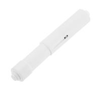 sourcing map Plastic Toilet Paper Holder, 4-1/2" to 5-1/2" PP Spring-Loaded Toilet Paper Tissue Roller Insert Rod Replacement for Bathroom, White