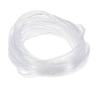 sourcing map PMMA Fiber Optic Light Skirt Split Side Glow Cable, 3mmx10m LED Transparent for Car Decoration, DIY Art