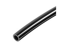 sourcing map Pneumatic Air Tubing, 12mm OD x 8mm ID 1m(39.4 Inch) PU Polyurethane Air Compressor Tubing Hose Pipe Black