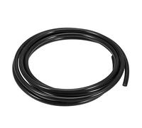 sourcing map Pneumatic Air Tubing, 8mm OD x 5mm ID 118 Inch Long PU Polyurethane Air Compressor Tubing Hose Pipe Black