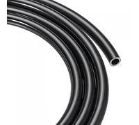sourcing map Pneumatic Tubing - Polyurethane Air Compressor Hose Pipe, Apply to Air Line Transfer (10mm OD 6.5mm ID, 13Ft, Black)