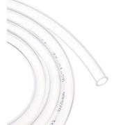 sourcing map Pneumatic Tubing - Polyurethane Air Compressor Hose Pipe, Apply to Air Line Transfer (10mm OD 6.5mm ID, 6Ft, Clear)