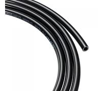 sourcing map Pneumatic Tubing - Polyurethane Air Compressor Hose Pipe, Apply to Air Line Transfer (8mm OD 5mm ID, 8Ft, Black)