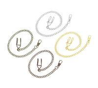 sourcing map Pocket Watch Chain, Alloy Vintage Pocket Watch Chains with Lobster Clasps for Men Vests Suit Formal Clothes,Gold，Silver，Copper，Bronze