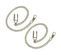 sourcing map Pocket Watch Chain, Alloy Vintage Pocket Watch Chains with Lobster Clasps for Men Vests Suit Formal Cloth