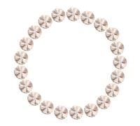 sourcing map Pointed Back Rhinestones, 20 Pcs 12mm Round Glass Rhinestone Faceted Crystal Cabochon Gems for Brooch, DIY Crafts, Jewelry Making, Cloth Decoration (Dark Green)